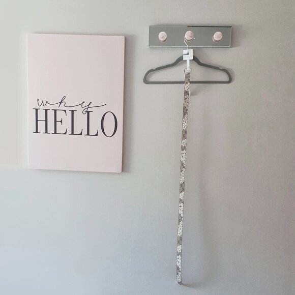 NWT MICHAEL Michael Kors floral monogram belt, XL - Picture 7 of 9